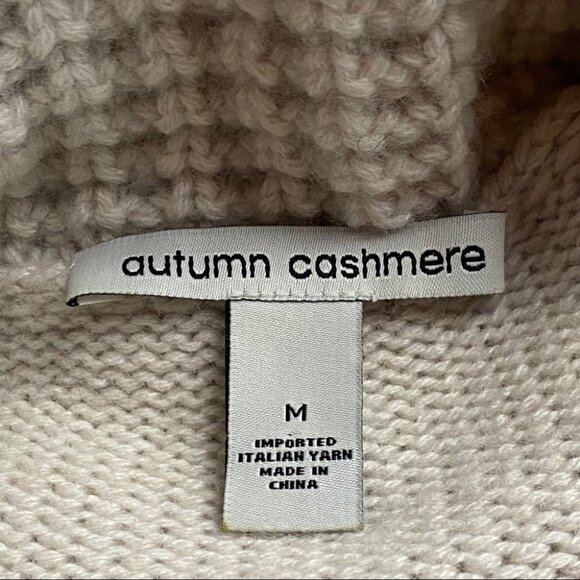 AUTUMN CASHMERE Cowl Neck Sweater M - Picture 7 of 9